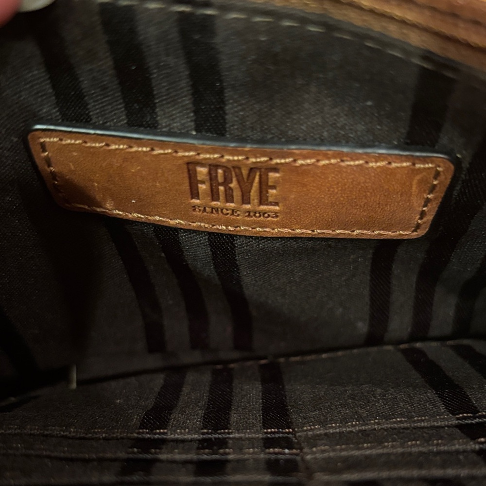 Frye Brown Leather Crossbody Wallet Bag - Picture 2 of 6